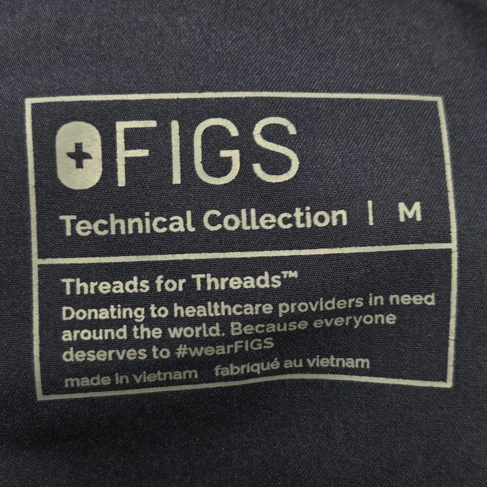 Figs Men's Tansen Jogger Scrub Pants Navy Blue Size Medium Medical Dental